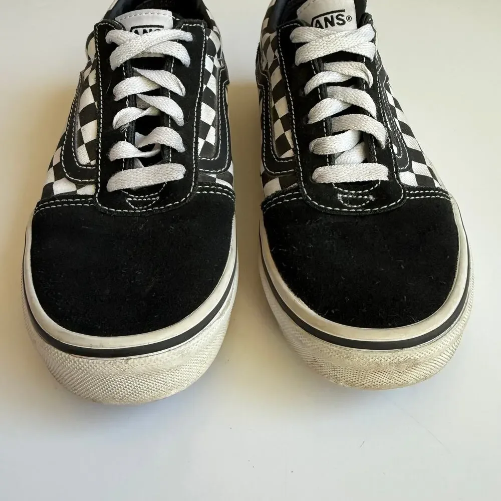 Vans Youth Old Skool Checkerboard Shoes 4 - Picture 6 of 11